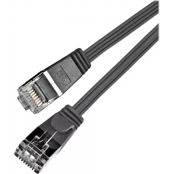 Wirewin Cat6 U/FTP Cable de parcheo Ethernet Slim, conector RJ45 macho a macho, 0,25m, negro PKW-STP-SLIM-KAT6 0.25 SW