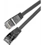 Wirewin Cat6 U/FTP Cable de parcheo Ethernet Slim, conector RJ45 macho a macho, 0,25m, negro PKW-STP-SLIM-KAT6 0.25 SW