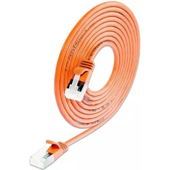 Wirewin Cat.6A 10 Gigabit Cable de parcheo Slim, U/FTP, naranja, 5m PKW-LIGHT-STP-K6A 5.0 OR