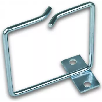 Wirewin Anillo de gestión de cables metálico 80x80mm, fijación lateral izquierda, negro KFH 80X80 LF/FG