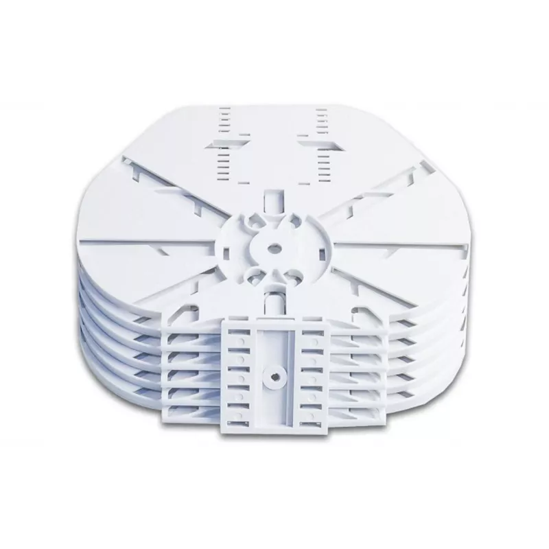 Optotec FOCUS-SAMR-HD4-12H Módulo de empalme para carcasa LFC, 4 casetes de empalme Single Reduced (CTR), máx. 48 fibras, FTTx