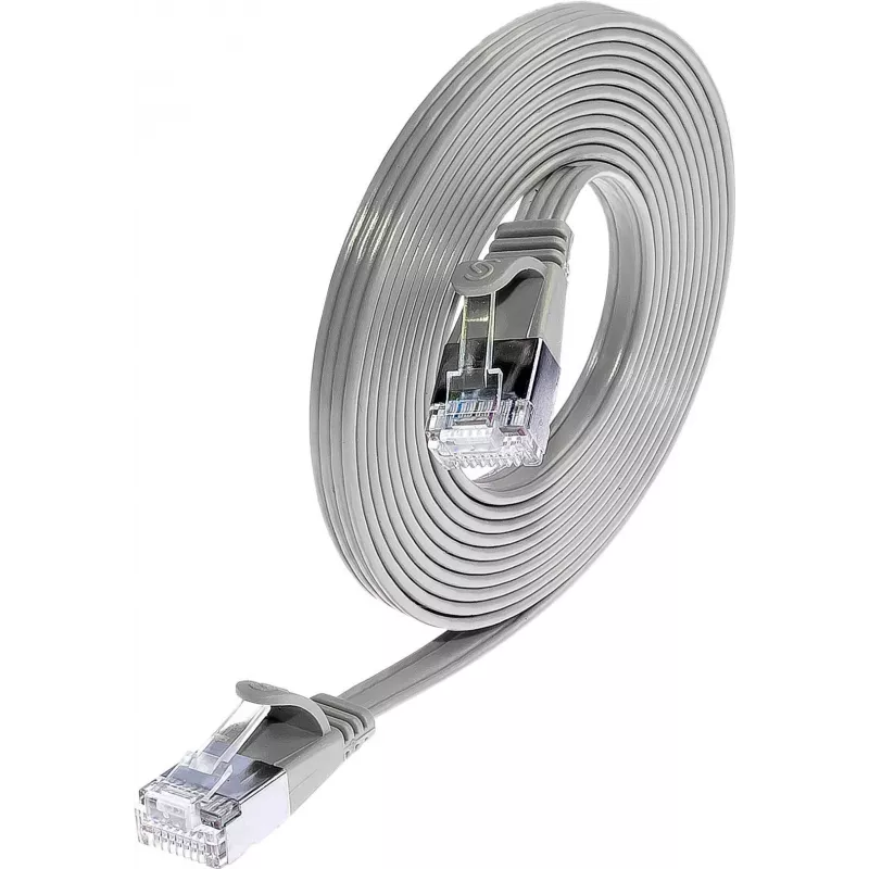 Wirewin SLIM S6 1,5 m gris Cat.6 Slim STP (PIMF) Cable de parcheo Ethernet PKW-STP-SLIM-KAT6 1.5