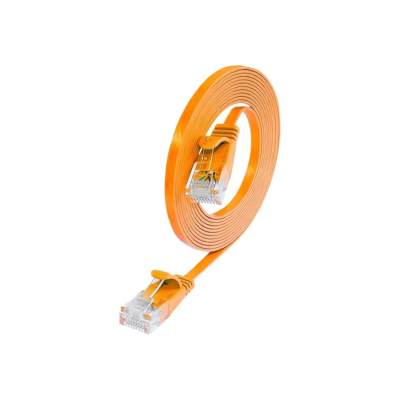 Wirewin Cat.6 cable de parcheo Slim U/UTP 0,75 m naranja PKW-SLIM-KAT6 0.75 OR