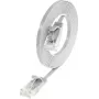 Wirewin Triotronik PKW-SLIM-KAT6 1.5 WS Cat6 U/UTP cable de parcheo Ethernet Slim, conector RJ-45 macho a macho, blanco, 1,5 m