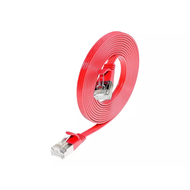 Wirewin Triotronik PKW-STP-SLIM-KAT6 20,0 RT Cat6 U/FTP cable de parcheo Ethernet Slim, RJ45 macho a macho, 20 m, negro