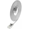 Wirewin SLIM KAT6A 10 Gigabit Light cable de parcheo redondo, U/UTP, Ø 3,6 mm, gris (SLIM-L-UU-K6A 0.1)