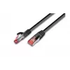 Wirewin PKW-STP-K5E 0.25 SW Cat.5e F/UTP Cable de red, 0,25 m, negro
