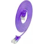 Wirewin SLIM KAT6A 10 Gigabit Light cable de parcheo redondo, U/UTP, Ø 3,6 mm, violeta (SLIM-L-UU-K6A 0.25 VT)