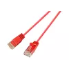 Wirewin SLIM UL6 2 RT - Cable Cat.6 Slim-Light, U/UTP, 2,0 m, rojo (PKW-LIGHT-K6 2.0 RT)