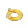 Wirewin Triotronik Cat6 U/FTP cable de parcheo Slim, conector RJ45 macho a macho, 0,5 m, amarillo PKW-STP-SLIM-KAT6 0.5 GE