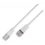 Wirewin SLIM KAT6A 10 Gigabit Light cable de parcheo, U/UTP, Ø 3,6 mm, blanco, 0,25 m SLIM-L-UU-K6A 0.25 WT
