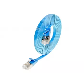 Wirewin Triotronik Cable de parcheo Ethernet Slim Cat6 U/FTP 10 m azul PKW-STP-SLIM-KAT6 10.0 BL