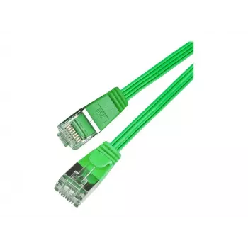 Wirewin SLIM S6 15 GN - Cable de parcheo SLIM Cat.6 STP (PIMF) 15 m verde PKW-STP-SLIM-KAT6 15.0 GN