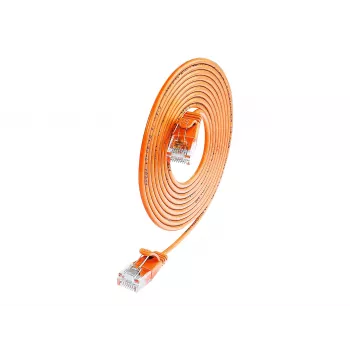 Wirewin SLIM UL6 5 OR - Cable de parcheo SLIM-Light Cat.6 U/UTP 5,0 m naranja (PKW-LIGHT-K6 5.0 OR)
