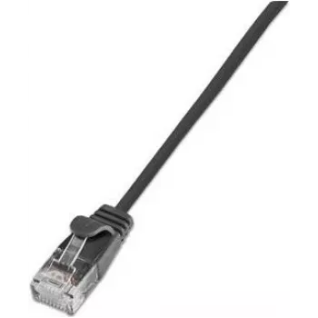 Wirewin Triotronik PKW-LIGHT-STP-K6 1.0 SW Cable de parcheo Cat6 STP conector RJ-45 macho a macho 1m negro