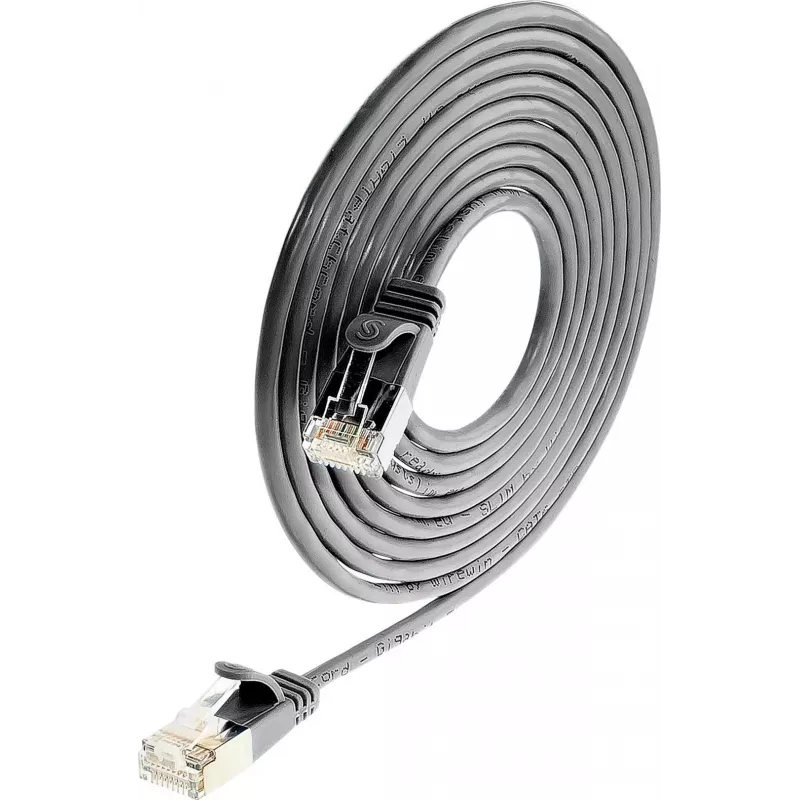 Wirewin Triotronik PKW-LIGHT-STP-K6 1.0 SW Cable de parcheo Cat6 STP conector RJ-45 macho a macho 1m negro