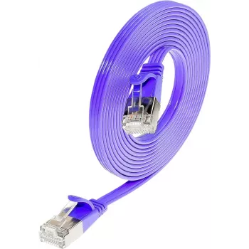 Wirewin SLIM S6 7.5 VT - Cable de parcheo Slim Cat.6 STP (PIMF) 7,5 m violeta PKW-STP-SLIM-KAT6 7.5 VT