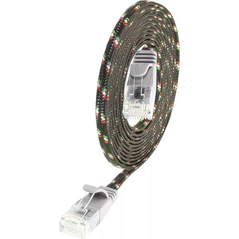 Wirewin Cable de red Cat.6 SLIM-Tough U/UTP, 0,25 m, gris (PKW-TOUGH-K6 0.25)