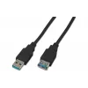 Wirewin USB 3.0 A-A MF 0.5 SW - Cable alargador USB 3.2 Gen 1 de 0,5 m, negro