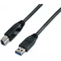 Wirewin Cable USB 3.0 A-B 5 m negro USB 3.0 A-B MM 5.0 SW