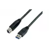 Wirewin Cable USB 3.0 A-B 5 m negro USB 3.0 A-B MM 5.0 SW
