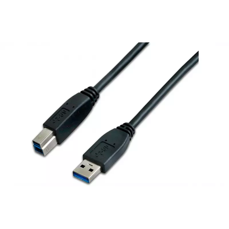 Wirewin Cable USB 3.0 A-B 5 m negro USB 3.0 A-B MM 5.0 SW