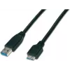 Wirewin Cable USB 3.0 conector A macho a conector Micro-B macho 1 m negro USB 3.0 A-MB MM 1.0 SW