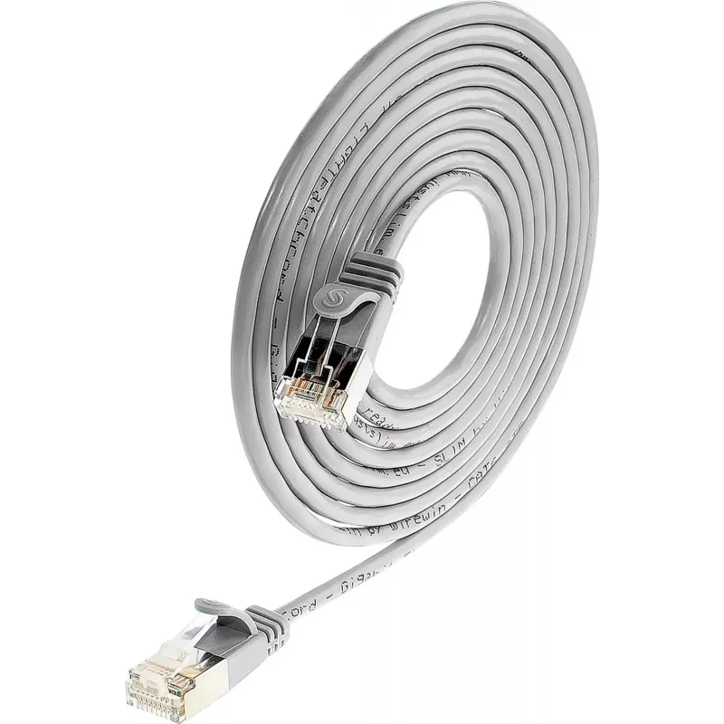 Wirewin Triotronik PKW-LIGHT-STP-K6 1.5 Cable de red Cat6 apantallado, conector RJ-45 macho a macho, 1,5 m, negro