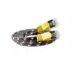 Wirewin SLIM ST6 2 GE - Cable Cat.6 SLIM-Tough, F/FTP, 2,0 m, amarillo PKW-TOUGH-STP-K6 2.0 GE