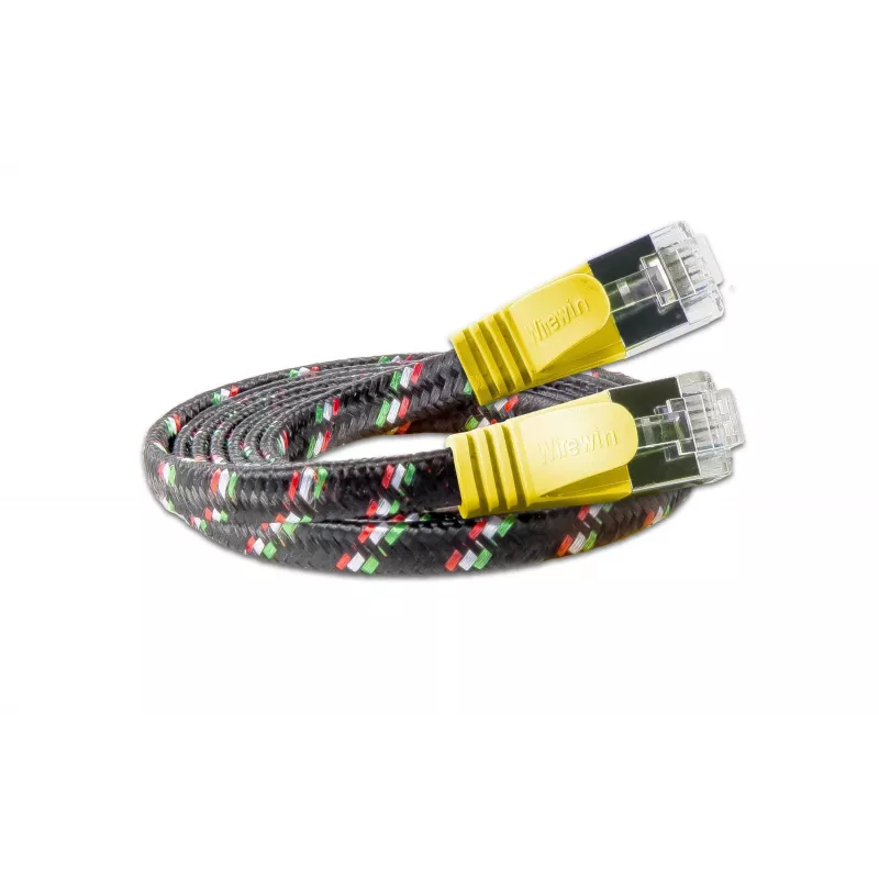 Wirewin SLIM ST6 2 GE - Cable Cat.6 SLIM-Tough, F/FTP, 2,0 m, amarillo PKW-TOUGH-STP-K6 2.0 GE