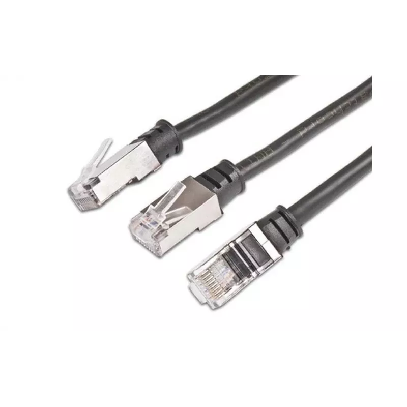 Wirewin PKW-OUT-K5E 10.0 Cable de red Cat5e U/FTP, RJ45, negro, 10 m