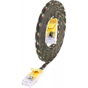 Wirewin SLIM Tough Cable de red Cat6 U/UTP, amarillo, 0,25 m PKW-TOUGH-K6 0.25 GE