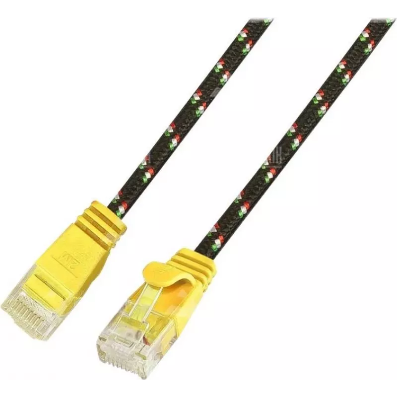 Wirewin SLIM Tough Cable de red Cat6 U/UTP, amarillo, 0,25 m PKW-TOUGH-K6 0.25 GE