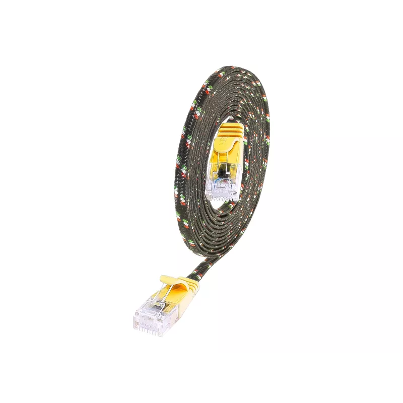 Wirewin SLIM Tough Cable de red Cat6 U/UTP, amarillo, 0,25 m PKW-TOUGH-K6 0.25 GE
