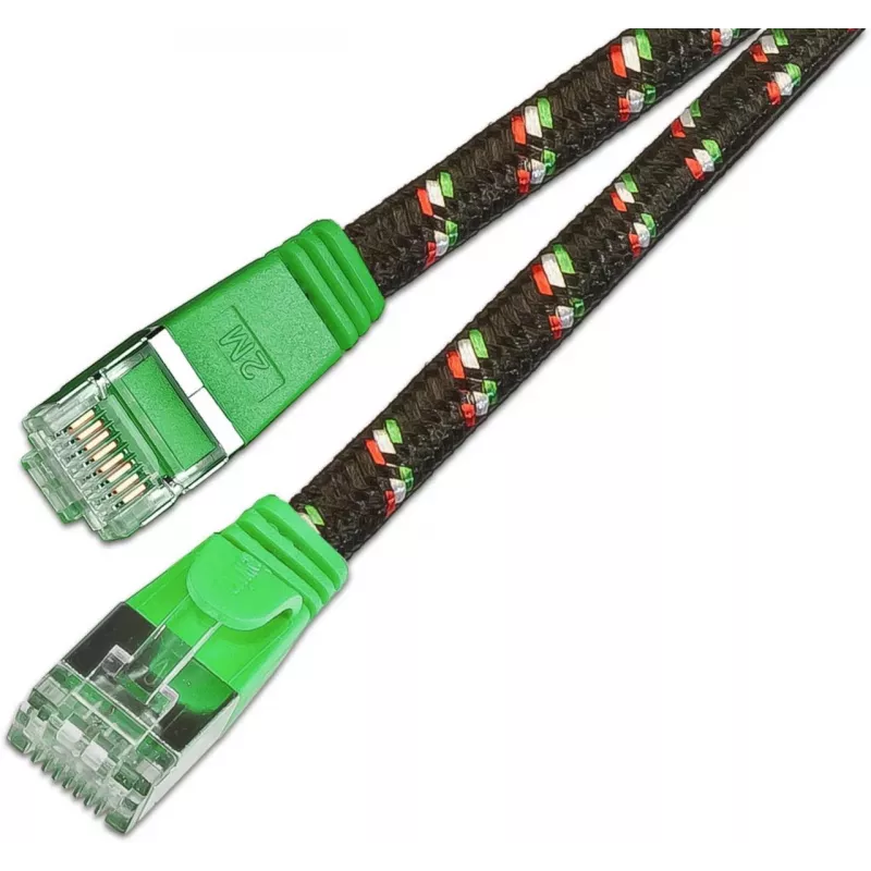 Wirewin Cable de red Cat.6 SLIM-Tough F/FTP 0,25 m verde PKW-TOUGH-STP-K6 0.25 GN