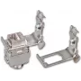 Wirewin Adaptador para carril DIN para montaje de conectores hembra Keystone, sistema Keystone metálico (WKS DIN RAIL HOLDER 1)