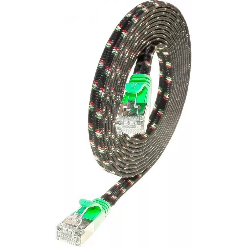 Wirewin SLIM ST6 05 GN - Cable Cat.6 Slim-Tough, F/FTP, 0,5 m, verde PKW-TOUGH-STP-K6 0,5 GN