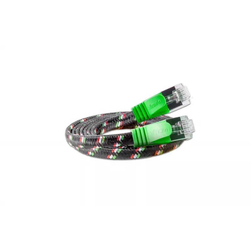 Wirewin SLIM ST6 05 GN - Cable Cat.6 Slim-Tough, F/FTP, 0,5 m, verde PKW-TOUGH-STP-K6 0,5 GN