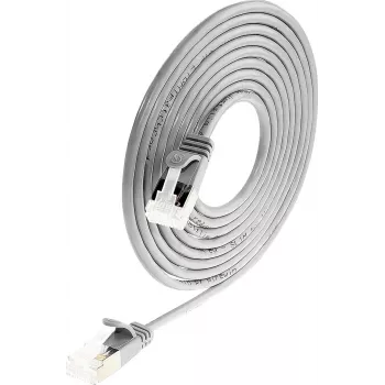 Wirewin Cable de red Cat 6a U/FTP Slim, gris, 7,0 m PKW-LIGHT-STP-K6A 7.0