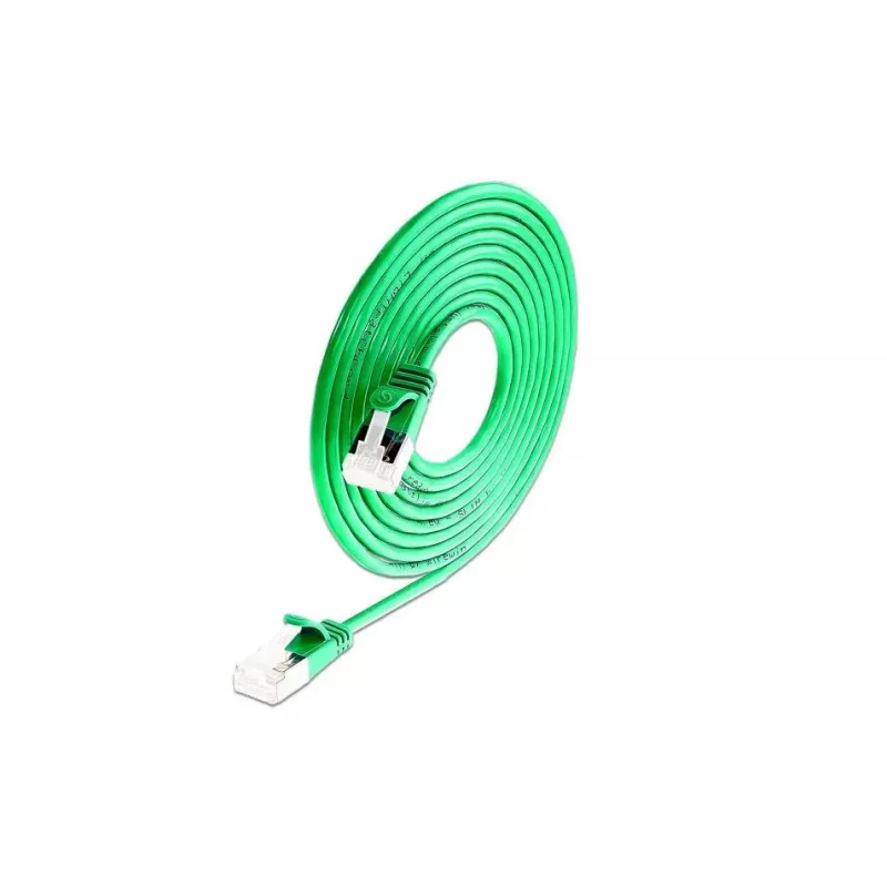 Wirewin Light Cable de red redondo U/FTP Cat 6a verde 0,5 m fino flexible PoE PKW-LIGHT-STP-K6A 0.5 GN