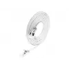 Wirewin Light Cable de red redondo U/FTP Cat 6a blanco 0,25 m fino, apantallado, PoE, cable flexible y delgado para aplicaciones especiales (PKW-LIGHT-STP-K6A 0.25 WS)