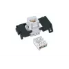 Wirewin WKS JACK KAT6A UTP Módulo Keystone, no apantallado, RJ45, sin herramientas, blanco