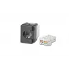 Wirewin WKS JACK KAT6A UTP Módulo Keystone, no apantallado, RJ45, sin herramientas, blanco