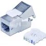 Wirewin Cat6A 10 Gigabit Ethernet módulo Keystone, apantallado, sin herramientas, sistema Keystone (WKS JACK STP KAT6A)