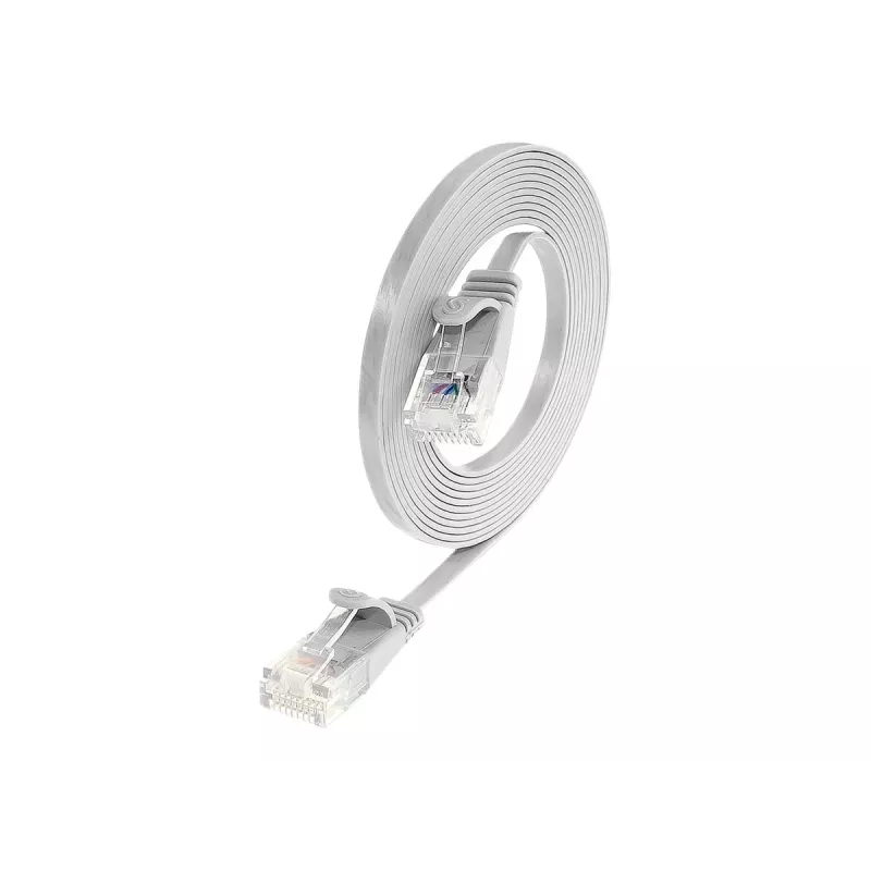 Wirewin Cat.6 cable de red Slim U/UTP 0,75 m blanco PKW-SLIM-KAT6 0.75 WS