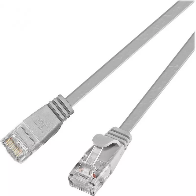 Wirewin SLIM U6 1 GR - Cat.6 cable de red Slim, U/UTP, 1,0 m, gris PKW-SLIM-KAT6 1.0