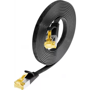 Wirewin Cat6a cable de red Ethernet Slim U/FTP, 0,1 m, negro PKW-STP-SLIM-K6A 0.1 SW
