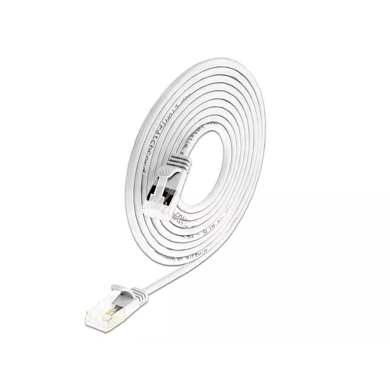 Wirewin Cat6a cable de red Ethernet Slim U/FTP, 3 m, blanco PKW-LIGHT-STP-K6A 3.0 WS