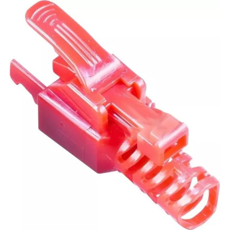 Wirewin MOD SL KAT6A STP 10 RT conector RJ-45, Cat.6A, STP, sin herramientas, rojo, pack de 10