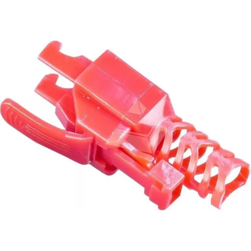 Wirewin MOD SL KAT6A STP 10 RT conector RJ-45, Cat.6A, STP, sin herramientas, rojo, pack de 10